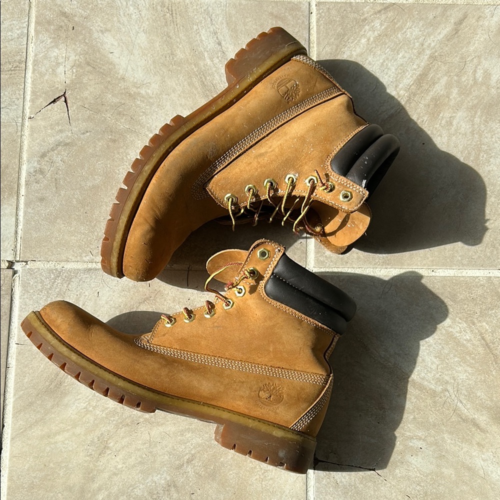 Timberland Tan Leather Boots